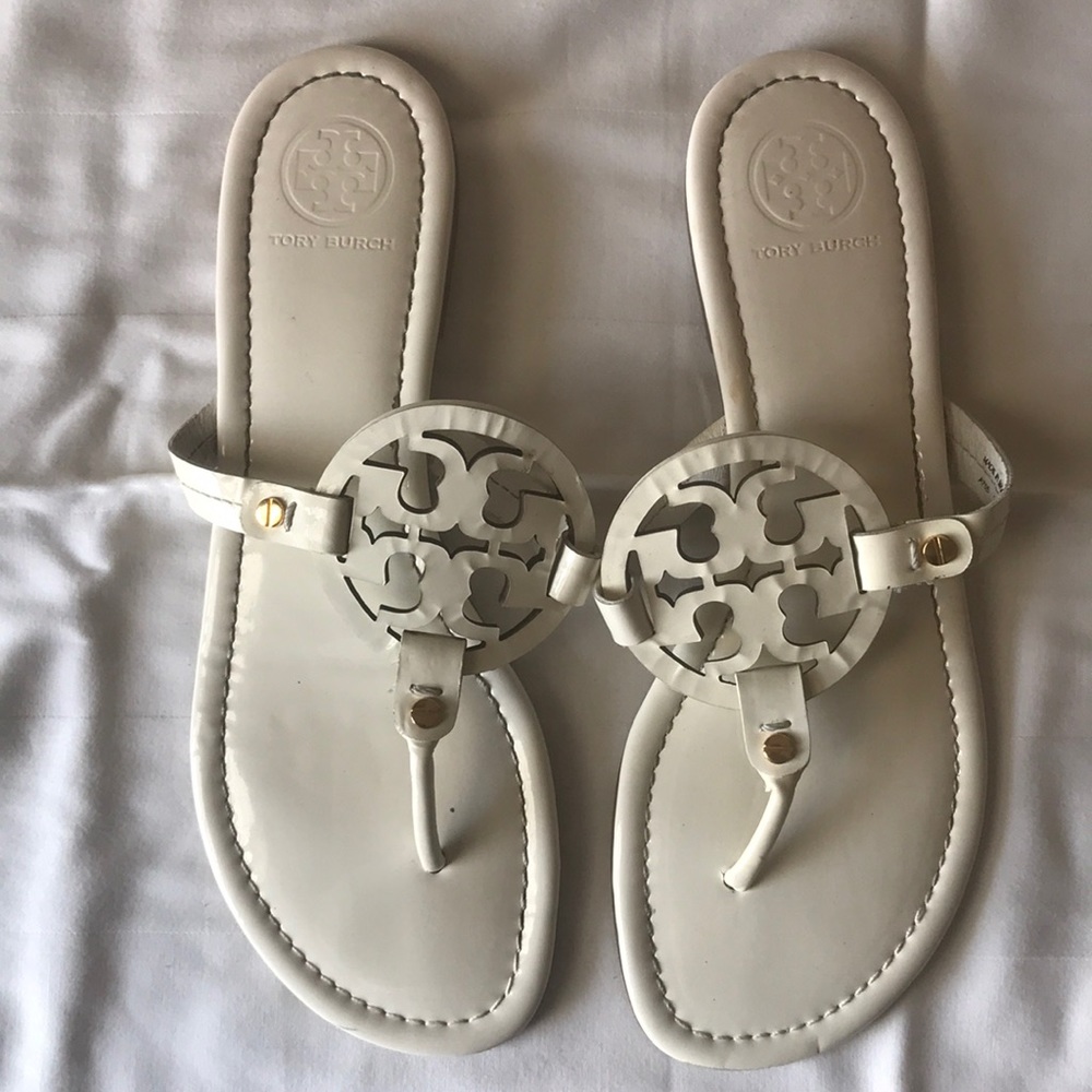 Tory Burch Miller patent leather sandals